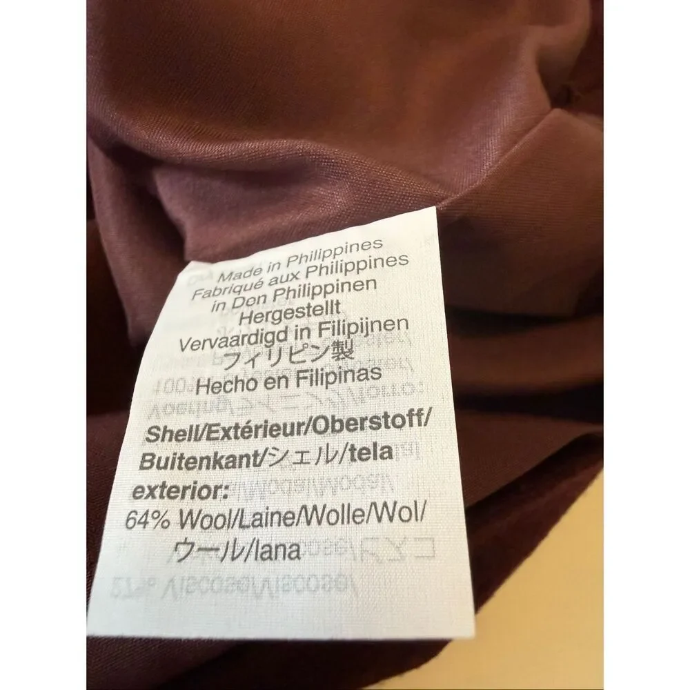 Madewell Fireside Mini Skirt in Burgundy Size 4 Preppy, Retro, Dark Academia